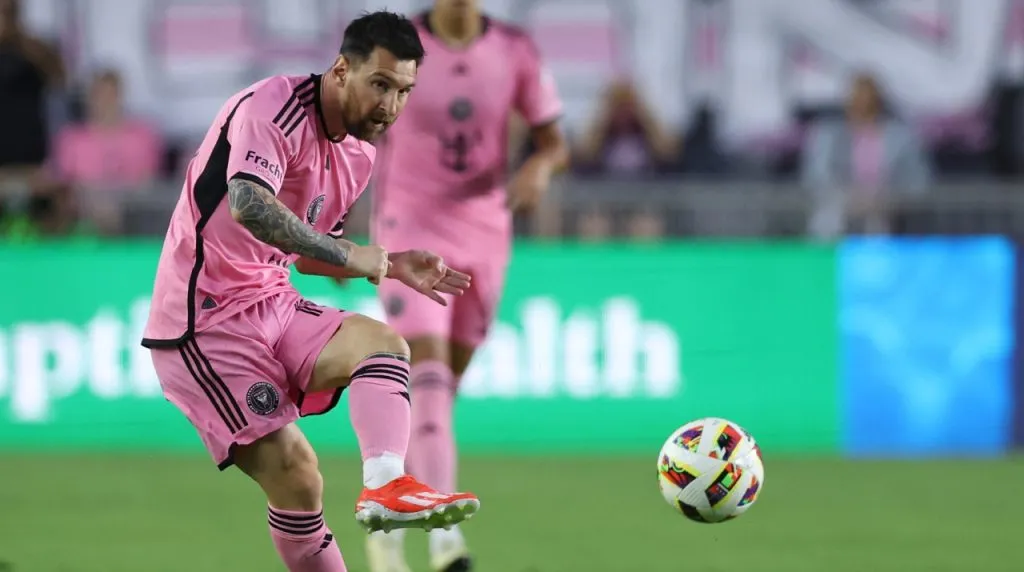 Messi en Inter Miami vs Nashville. (Foto: Getty Images)