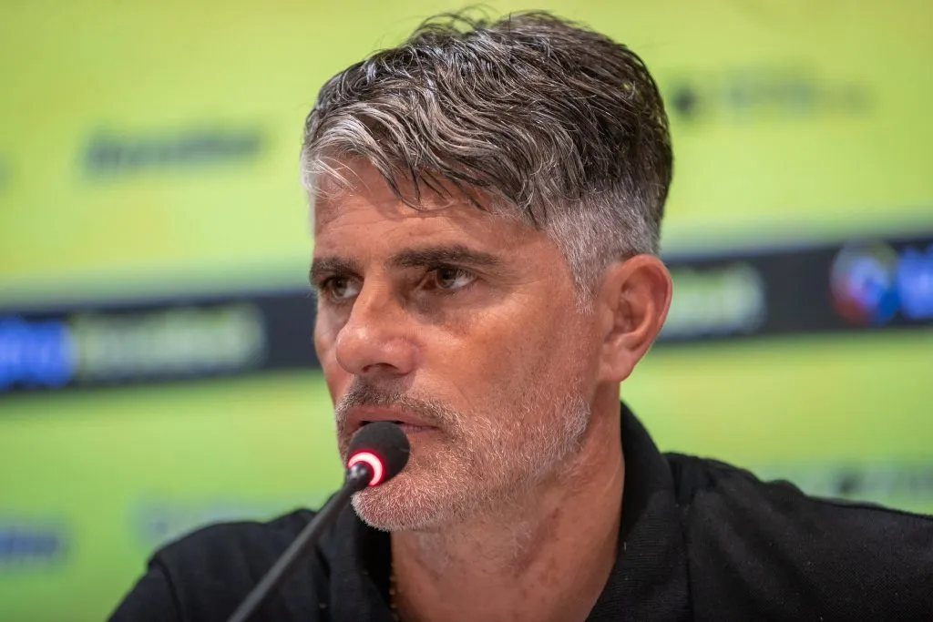 Diego López se va de Barcelona SC tras vencer a El Nacional en la LigaPro. (Foto: @BarcelonaSC)