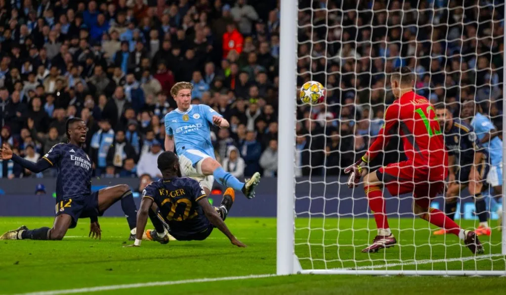 Kevin De Bruyne, autor del gol 32 en estos cuartos de Champions: IMAGO