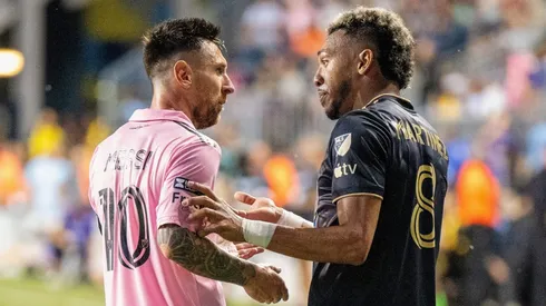 Leo Messi y José 'Brujo' Martínez.