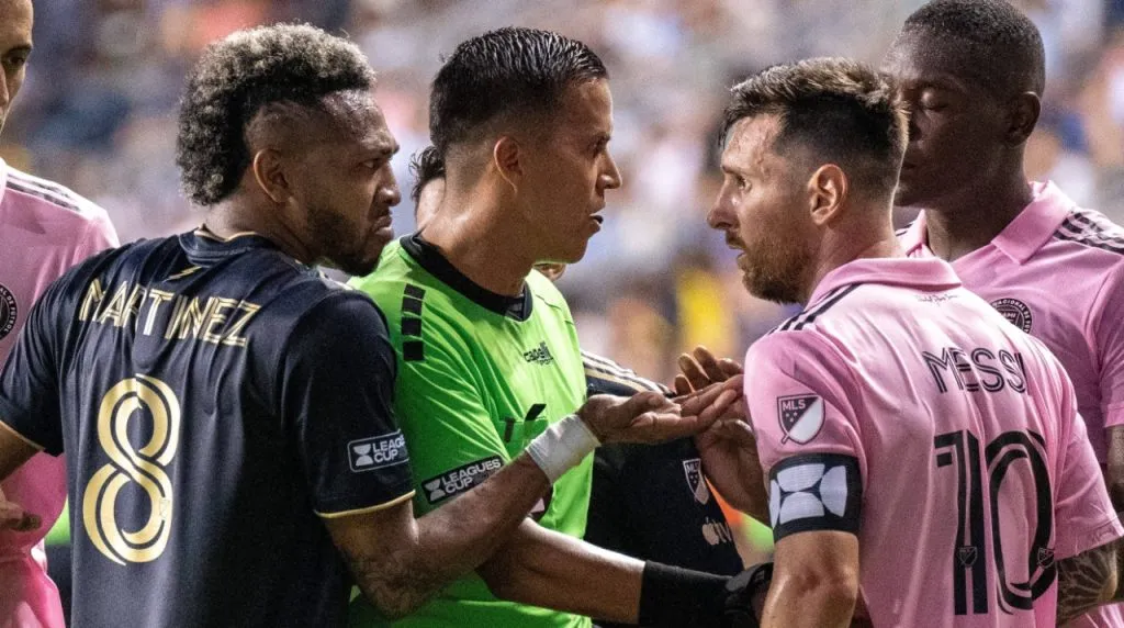 José Martínez y Lionel Messi en la Leagues Cup 2023. (Foto: Imago)