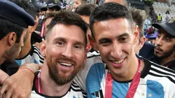 Lionel Messi y Ángel Di María.