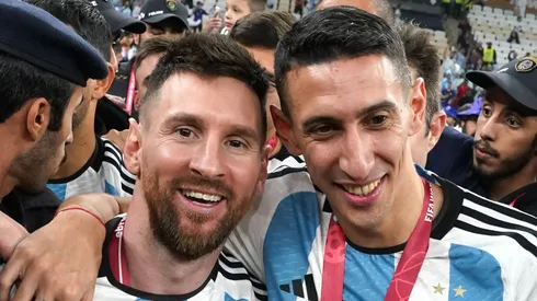 Lionel Messi y Ángel Di María.