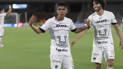 Piero Quispe y su primer gol con Pumas