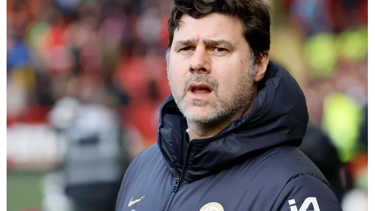 Mauricio Pochettino en uno de sus encuentros en Chelsea.