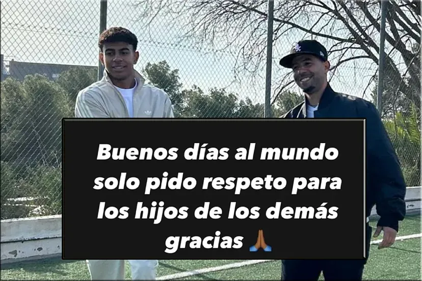 La publicación del padre de Lamine Yamal en su cuenta de Instagram.