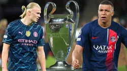 Erling Haaland y Kylian Mbappé, en deuda durante el primer asalto de cuartos.