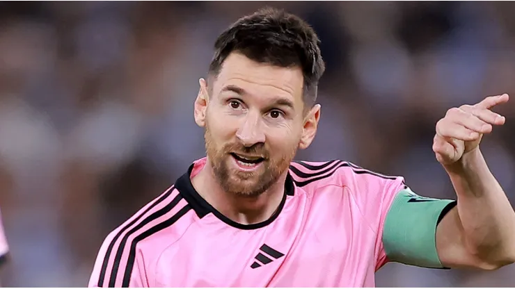 Lionel Messi en Monterrey vs Inter Miami.