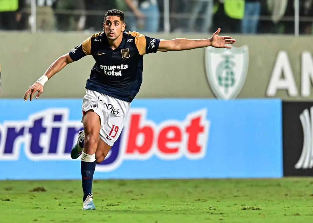 Pablo Sabbag jugando la Copa Libertadores 2024. (Foto: IMAGO).