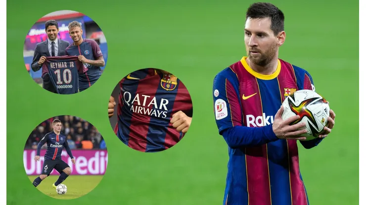 Messi, Neymar y los nombres de la guerra Barcelona vs. PSG.