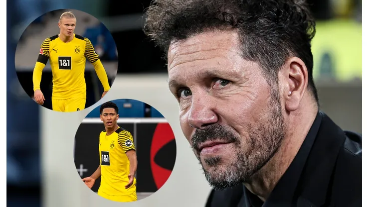 Diego Simeone, Erling Haaland y Jude Bellingham.