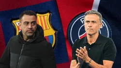 Xavi y Luis Enrique, caras más que conocidas en este Barcelona vs. PSG.