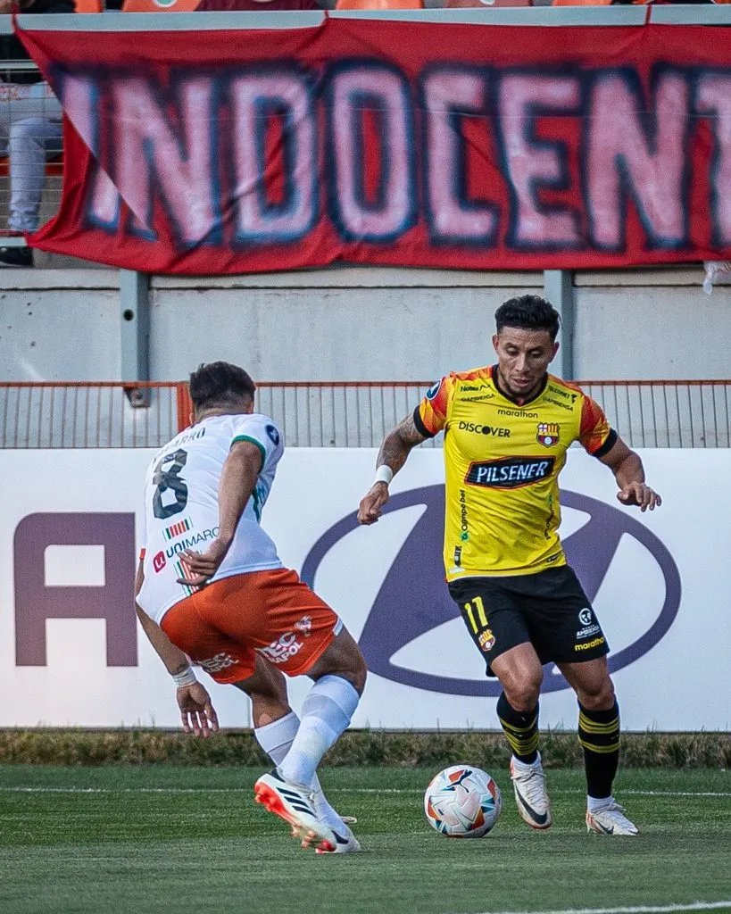 Joao Rojas destacó en el debut de Copa Libertadores con Barcelona SC. (Foto: @BarcelonaSC)