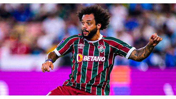 Marcelo jugando para Fluminense.