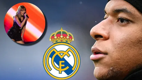 Taylor Swift y Kylian Mbappé, vistos de reojo por Real Madrid.