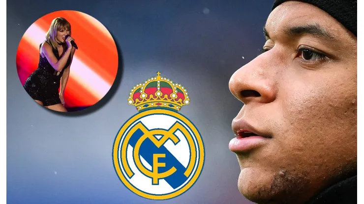 Taylor Swift y Kylian Mbappé, vistos de reojo por Real Madrid.