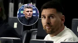 Fernando Ortiz y Lionel Messi.