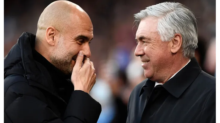 Pep Guardiola y Carlo Ancelotti, listos para un nuevo Manchester City vs. Real Madrid.