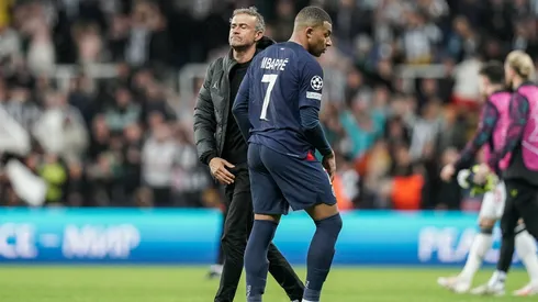 Luis Enrique y Kylian Mbappé, en tiempos de máxima tensión.