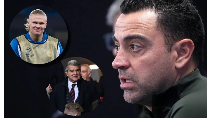 Xavi, Barcelona, Laporta y Haaland.