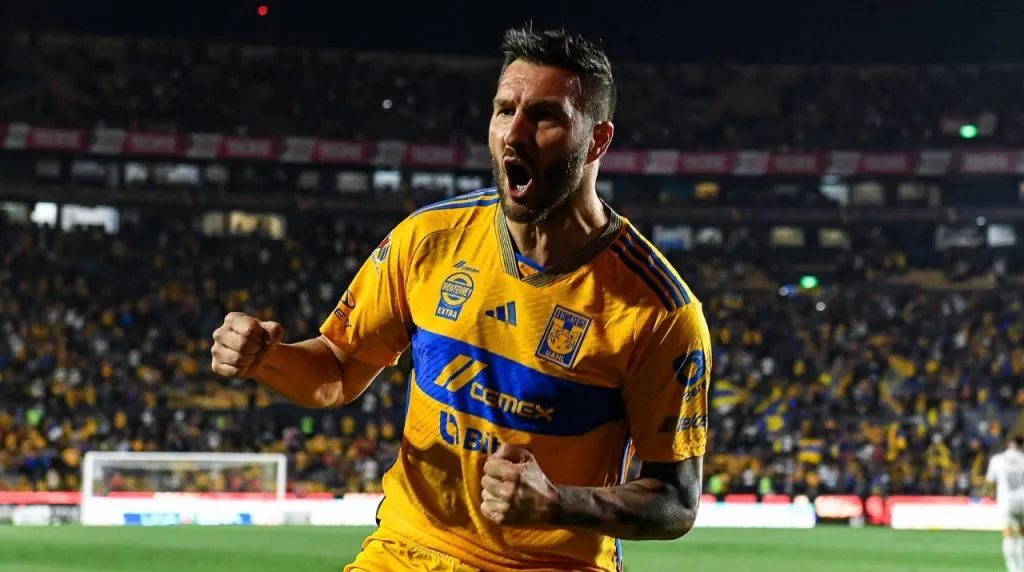 André-Pierre&nbsp;Gignac, estrella de Tigres. (Foto: Imago)
