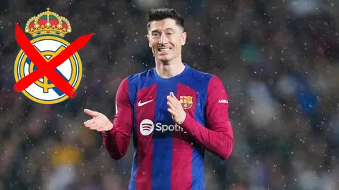 Robert Lewandowski, atento a su presencia en El Clásico.