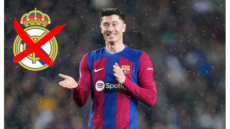 Robert Lewandowski, atento a su presencia en El Clásico.