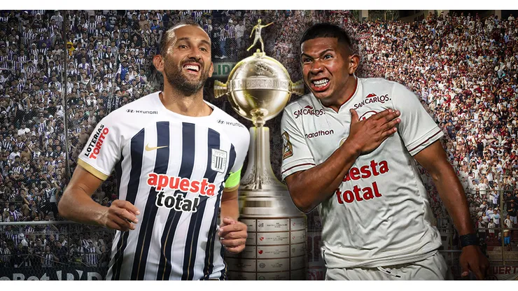 Alianza y Universitario en la Copa Libertadores 2024.
