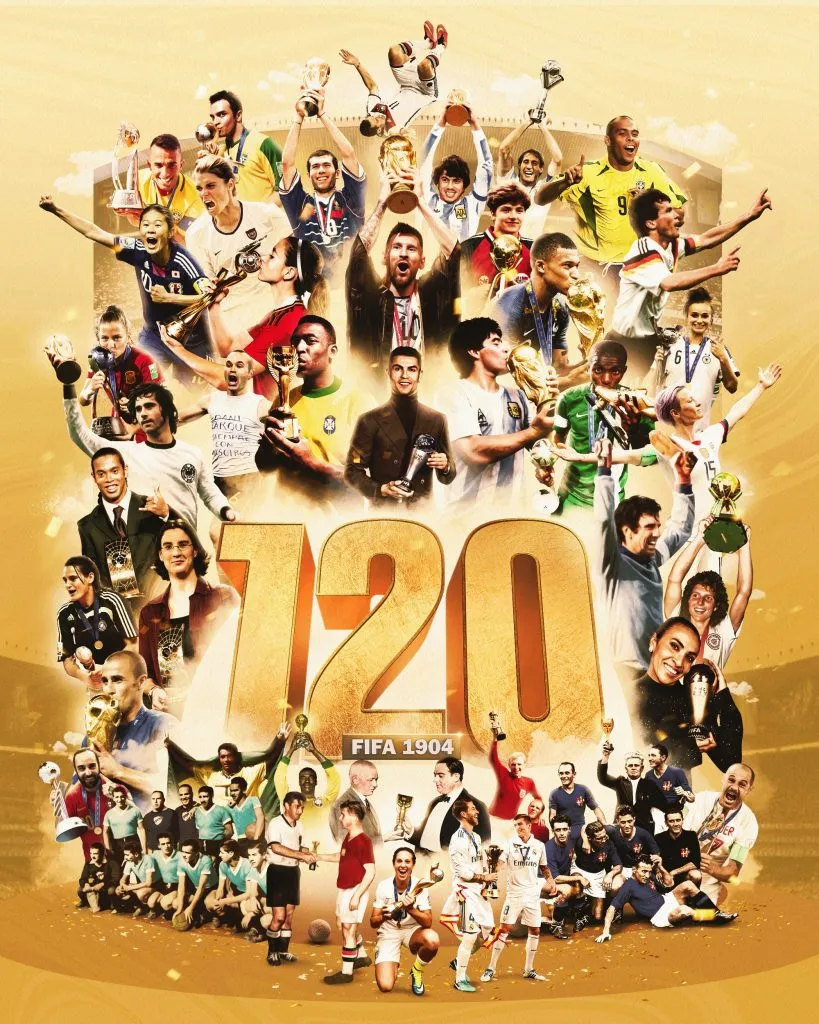 120 años de la FIFA. (Foto: X / @FIFAWorldCup)