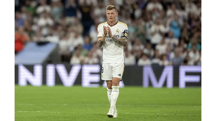 Toni Kroos se despide del Santiago Bernabéu.