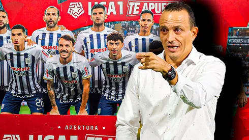 Alejandro Restrepo dirigiendo a Alianza Lima.