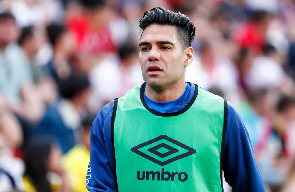 Radamel Falcao en uno de sus últimos partidos con Rayo Vallecano: IMAGO