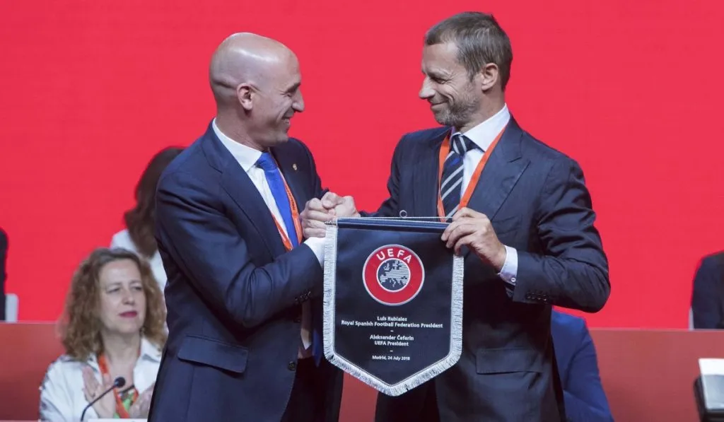 Ceferin y Rubiales se habrían visto con Messi en cuatro videoconferencias: IMAGO