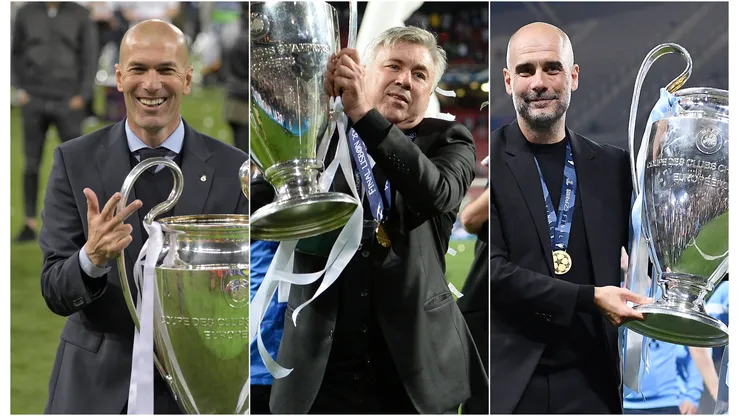 Carlo Ancelotti es el entrenador con más títulos en la historia de la Champions League.