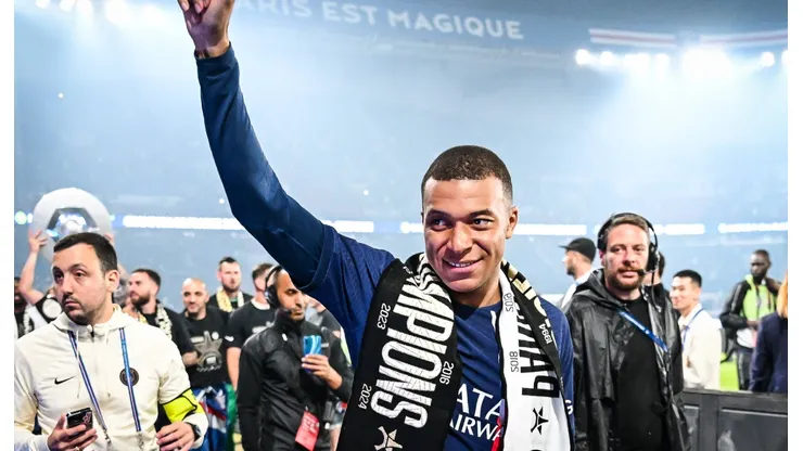 Kylian Mbappé se despide del Parque de Los Príncipes del PSG.