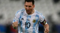 Lionel Messi durante uno de sus goles en la pasada Copa América.