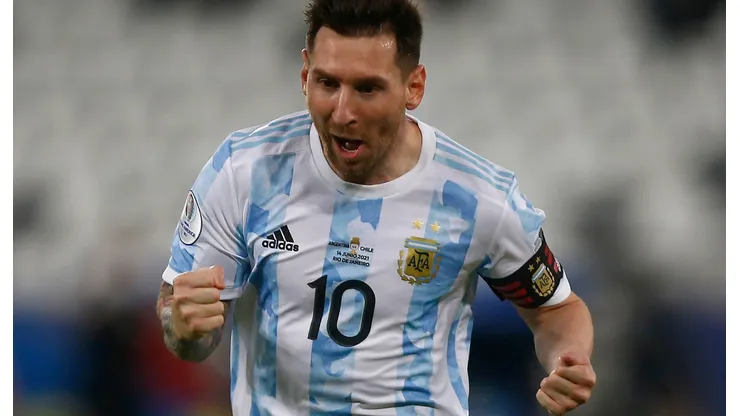 Lionel Messi durante uno de sus goles en la pasada Copa América.