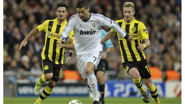 Alguno de los choques Real Madrid vs. Dortmund por la Champions.