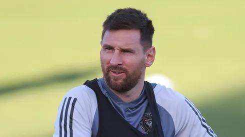 Lionel Messi entrenando con Inter Miami.