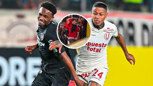 Universitario ante Botafogo.