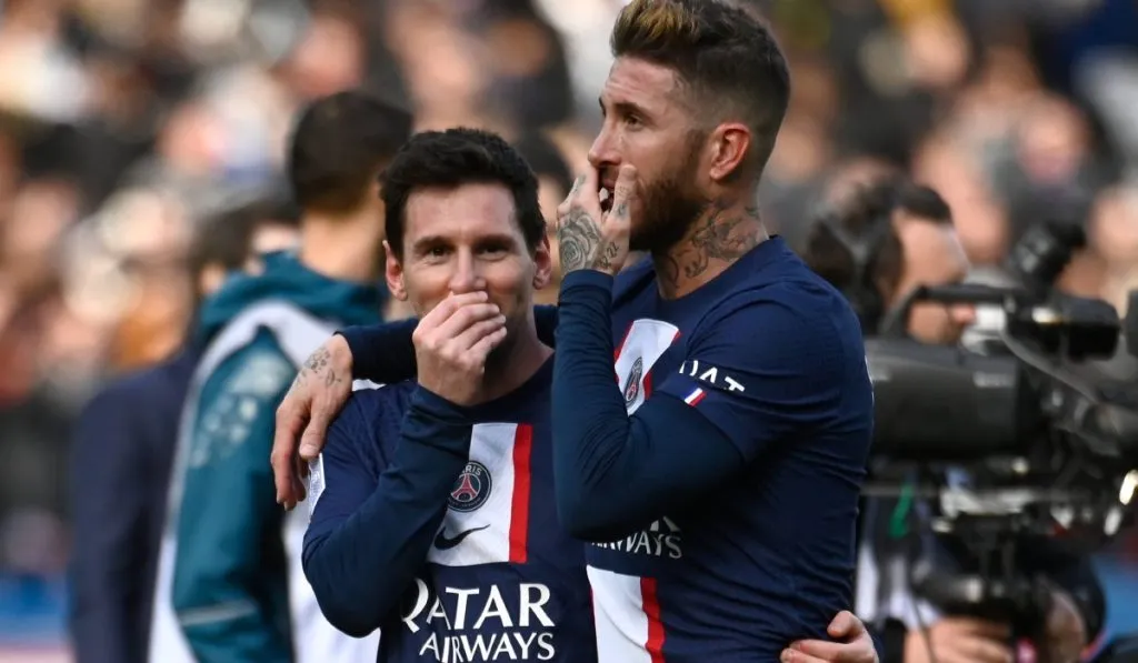 Lionel Messi y Sergio Ramos en sus tiempos por PSG: IMAGO