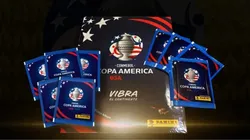 Los codiciados sobres y el álbum de la Copa América 2024.