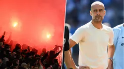 Los Ultras del Arsenal detonaron fuegos de artificio en las adyacencias del hotel de concentración del Manchester City en la noche previa al partido con el Tottenham.