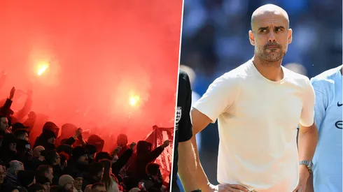 Los Ultras del Arsenal detonaron fuegos de artificio en las adyacencias del hotel de concentración del Manchester City en la noche previa al partido con el Tottenham.