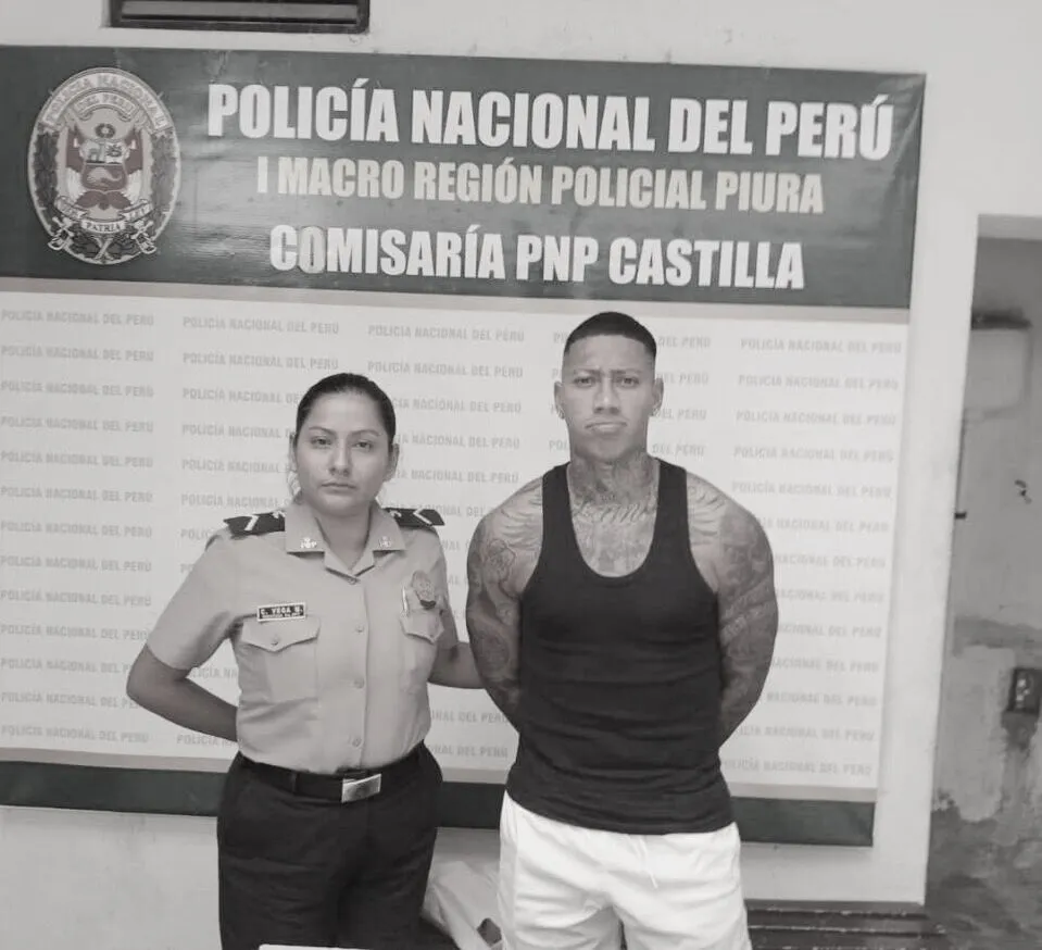 Ray Sandoval apresado. (Foto: Difusión).