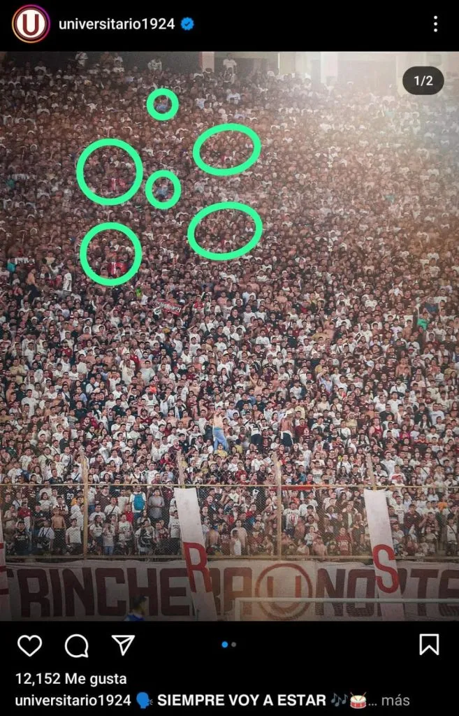 Los sitios donde la 'U' empleó Photoshop. (Foto: X)