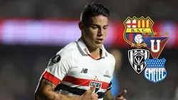 Los equipos de la LigaPro que podrían fichar a James Rodríguez
