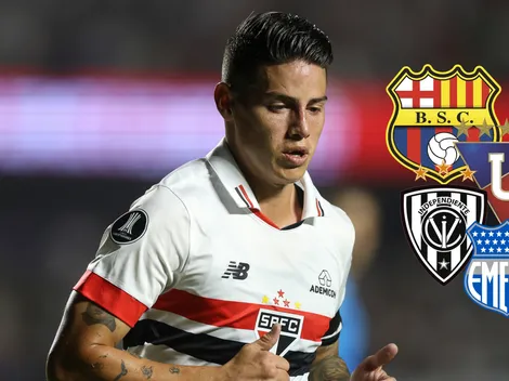 James Rodríguez no seguirá en Sao Paulo y estos equipos de la LigaPro lo podrían fichar