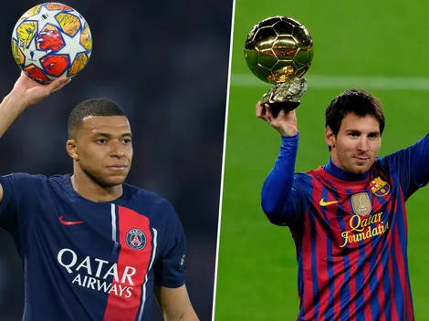 ¿Cuántas Champions y Balones de Oro tenía Messi a la edad actual de Mbappé?