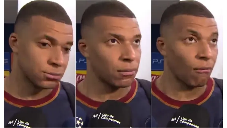 Kylian Mbappé, tajante al ser consultado por Real Madrid tras derrota en la Champions.